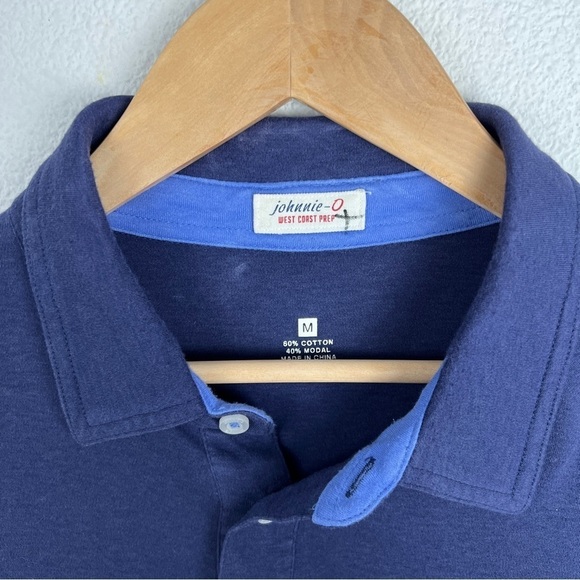 Johnnie-O Men’s Hacienda West Coast Prep Long Sleeve Polo Cotton Modal Shirt Top - Picture 2 of 5